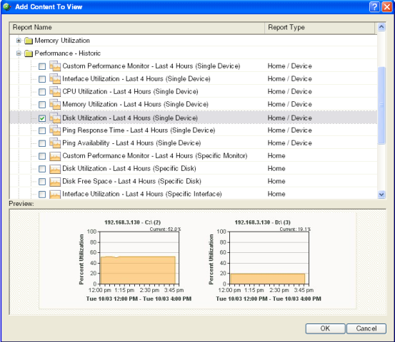 Workspace Report Picker