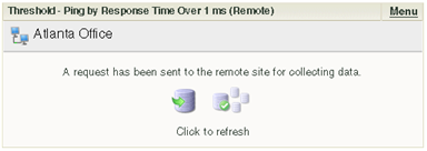 Workspace Report Remote Site added icons